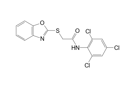 2-(1,3-Benzoxazol-2-ylsulfanyl)-N-(2,4,6-trichlorophenyl)acetamide