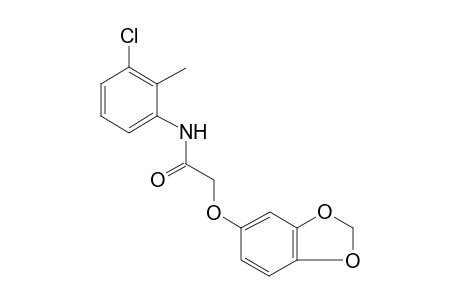 2-(Benzo[1,3]dioxol-5-yloxy)-N-(3-chloro-2-methyl-phenyl)-acetamide