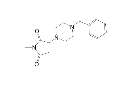 3-(4-benzyl-1-piperazinyl)-1-methyl-2,5-pyrrolidinedione