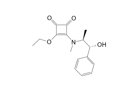 3-Ethoxy-4-[(1'S,2'R)-(2'-hydroxy-1'methyl-2'-phenylethyl)methylamino]-3-cyclobutene-1,2-dione