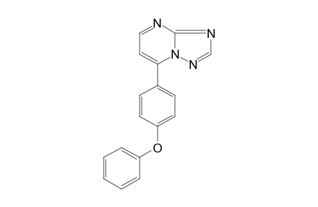 7-(p-PHENOXYPHENYL)-s-TRIAZOLO[1,5-a]PYRIMIDINE