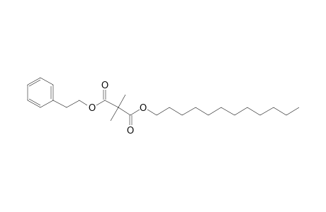 Dimethylmalonic acid, dodecyl 2-phenethyl ester