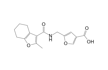 3-furancarboxylic acid, 5-[[[(4,5,6,7-tetrahydro-2-methyl-3-benzofuranyl)carbonyl]amino]methyl]-