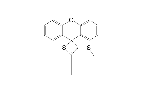 4-tert-butyl-3-methylsulfanylspiro[thiete-2,9'-xanthene]