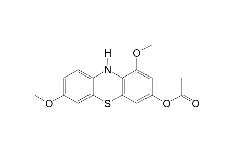 1,7-dimethoxyphenothiazin-3-ol, acetate (ester)