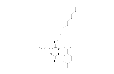 L-Norvaline, N-((1R)-(-)-menthyloxycarbonyl)-, decyl ester