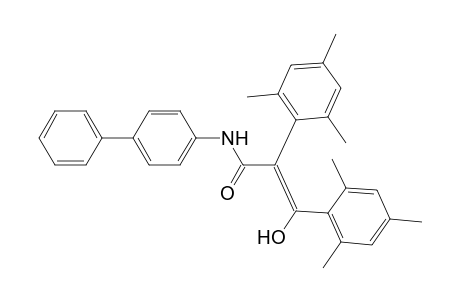 (Z)-N-(4-BIPHENYLYL)-3-HYDROXY-2,3-BIS-(2,4,6-TRIMETHYLPHENYL)-PROPENAMIDE