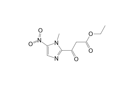 3-(1-Methyl-5-nitro-2-imidazolyl)-3-oxopropanoic acid ethyl ester