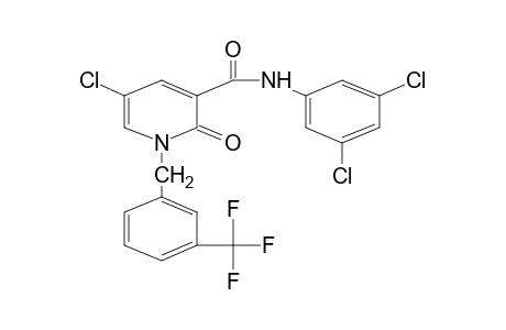 1,2-DIHYDRO-2-OXO-3',5,5'-TRICHLORO-1-[m-(TRIFLUOROMETHYL)BENZYL]NICOTINANILIDE