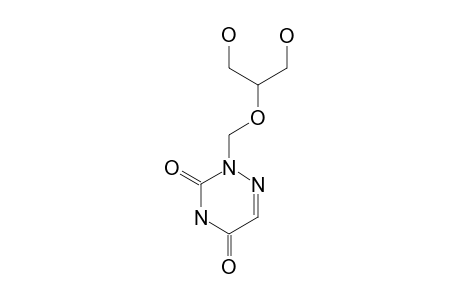 2-[(2-hydroxy-1-methylol-ethoxy)methyl]-1,2,4-triazine-3,5-quinone
