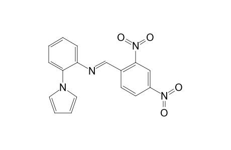 N-[(E)-2,4-DINITROPHENYLMETHYLIDENE]-2-(1H-PYRROL-1-YL)-ANILINE