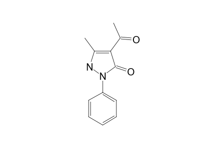 4-Acetyl-3-methyl-1-phenylpyrazol-5-on