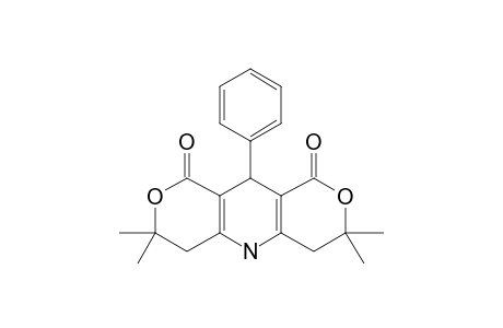 3,3,7,7-Tetramethyl-10-phenyl-3,4,5,6,7,10-hexahydro-1H,9H-bis(pyrano)[4,3-B:3',4'-E]pyridin-1,9-dione