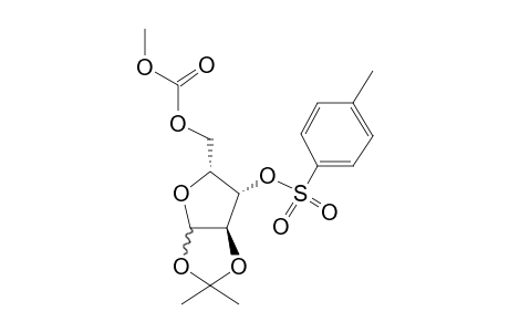 5-o-Carbomethoxy-1,2,o-isopropylidene-3-o-(p-tolylsulfonyl)-D-xylofuranose