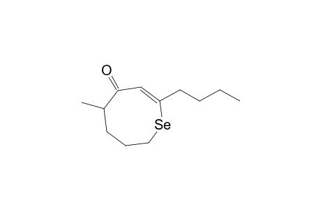 2-Butyl-5-methyl-5.6.7.8-tetrahydroselenocin-4-one