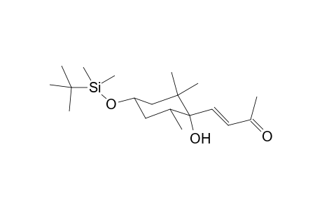 (E)-4-{(1'S,4'S,6'R)-4'-[TERT.-BUTYL]-DIMETHYLSILOXY]-1'-HYDROXY-2',2',6'-TRIMETHYLCYClOHEXYL}-3-BUTEN-2-ONE