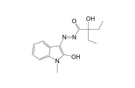 1H-indol-2-ol, 3-[(E)-(2-ethyl-2-hydroxy-1-oxobutyl)azo]-1-methyl-