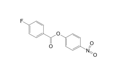 p-fluorobenzoic acid, p-nitrophenyl ester