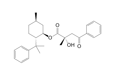 5-Methyl-2-(1-methyl-1-phenylethyl)cyclohexyl 2-hydroxy-2-methyl-4-oxo-4-phenylbutanoate