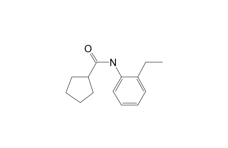 Cyclopentanecarboxamide, N-(2-ethylphenyl)-