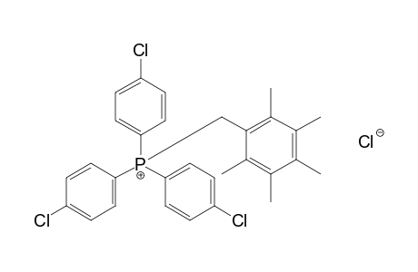 (2,3,4,5,6-pentamethylbenzyl)tris(p-chlorophenyl)phosphonium chloride