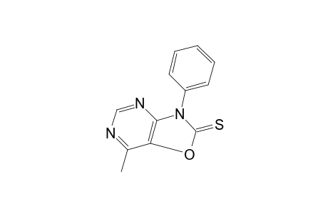 7-methyl-3-phenyloxazolo[4,5-d]pyrimidine-2(3H)-thione