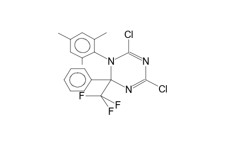 1-(2,4,6-TRIMETHYLPHENYL)-2-PHENYL-2-TRIFLUOROMETHYL-4,6-DICHLORO-1,2-DIHYDRO-1,3,5-TRIAZINE