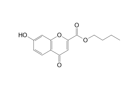 7-hydroxy-4-oxo-4H-1-benzopyran-2-carboxylic acid, butyl ester
