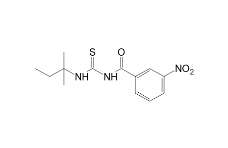 1-(m-nitrobenzoyl)-3-tert-pentyl-2-thiourea