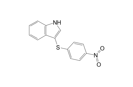 3-[(4-Nitrophenyl)thio]-1H-indole