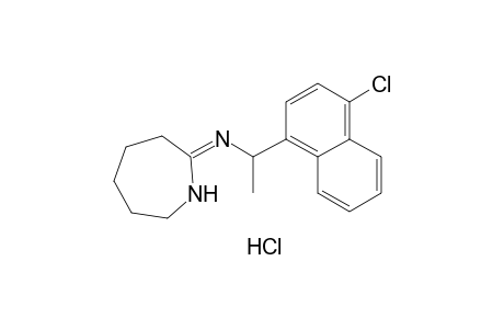 2-{[1-(4-chloro-1-naphthyl)ethyl]imino}hexahydro-1H-azepine, monohydrochloride