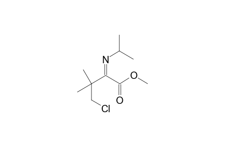 Methyl 4-Chloro-2-(N-isopropylimino)-3,3-dimethyl-butanoate