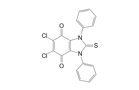 5,6-DICHLORO-2,3-(N,N'-DIPHENYLTHIOUREYLENE)-BENZO-1,4-QUINONE