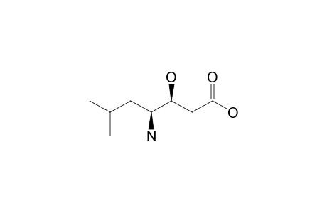 (3S,4S)-4-amino-3-hydroxy-6-methyl-enanthic acid