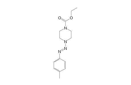 ETHYL-4-[E-2-(4-TOLYL)-1-DIAZENYL]-1-PIPERAZINE-CARBOXYLATE