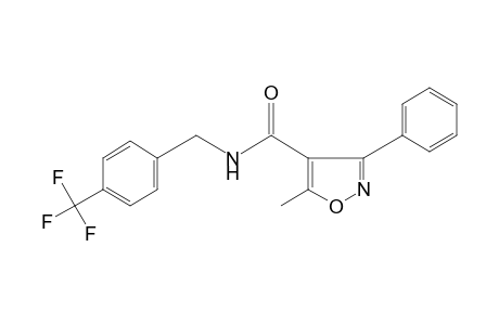 5-methyl-3-phenyl-N-[p-(trifluoromethyl)benzyl]-4-isoxazolecarboxamide
