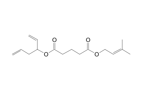 Glutaric acid, hexa-1,5-dien-3-yl 3-methylbut-2-en-1-yl ester