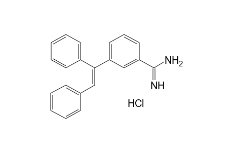 trans-m-(1,2-Diphenylvinyl)benzamidine, monohydrochloride