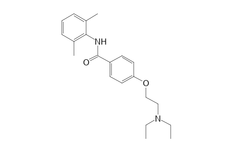 4-[2-(diethylamino)ethoxy]-2',6'-benzoxylidide