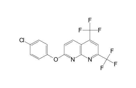 2,4-BIS(TRIFLUOROMETHYL)-7-(p-CHLOROPHENOXY)-1,8-NAPHTHYRIDINE
