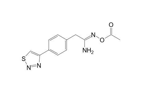 O-acetyl-2-[p-(1,2,3-thiadiazol-4-yl)phenyl]acetamidoxime