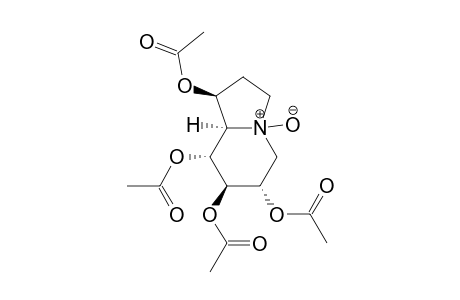 (1S,6S,7R,8R,8aR)-octahydroindolizine-1,6,7,8-tetrayl tetraacetate N-oxide