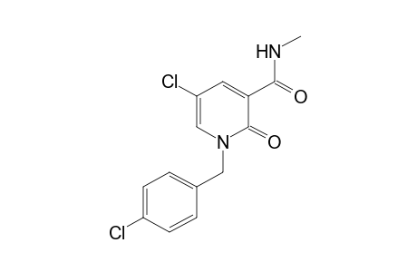 5-CHLORO-1-(p-CHLOROBENZYL)-1,2-DIHYDRO-N-METHYL-2-OXONICOTINAMIDE
