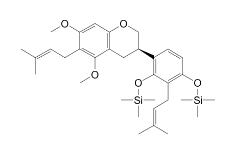 Licorisoflavan A, 2tms derivative