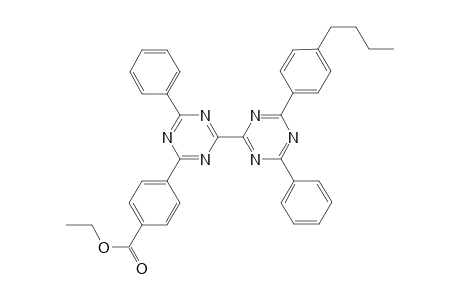 Ethyl 4-(4'-(4-butylphenyl)-6,6'-diphenyl-[2,2'-bi(1,3,5-triazin)]-4-yl) benzoate