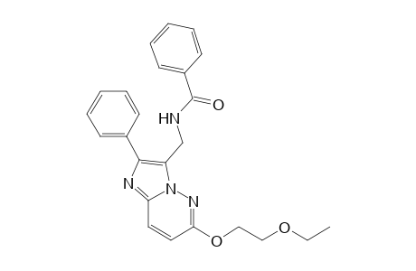 3-Benzamidomethyl-6-(2-ethoxyethoxy)-2-phenylimidazo-[1,2-b]pyridazine