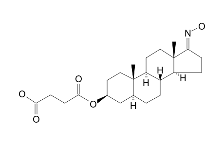 17-Hydroxyimino-5alpha-androstan-3beta-yl hydrogen succinate