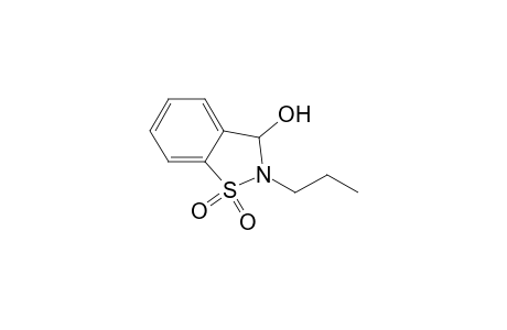 2,3-Dihydro-2-n-propyl-3-hydroxybenzisothiazole-1,1-dioxide