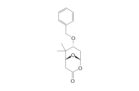 (1S,5R,7R)-7-Benzyloxy-6,6-dimethyl-2,9-dioxabicyclo[3.3.1]nonan-3-one