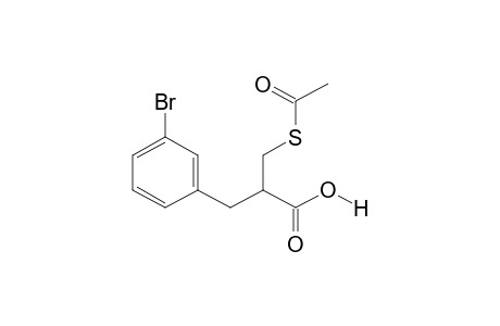 2-[(acetylthio)methyl]-3-(3-bromophenyl)propionic acid